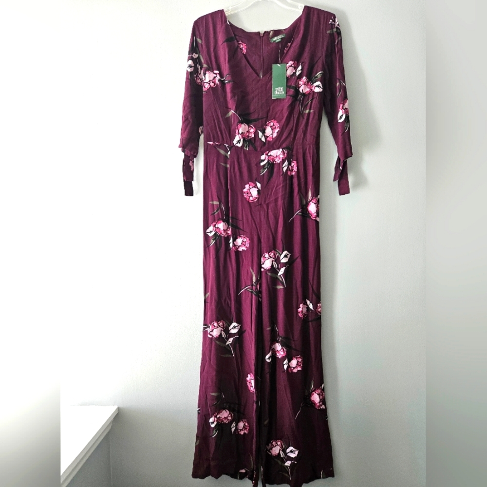 Floral jumpsuit
